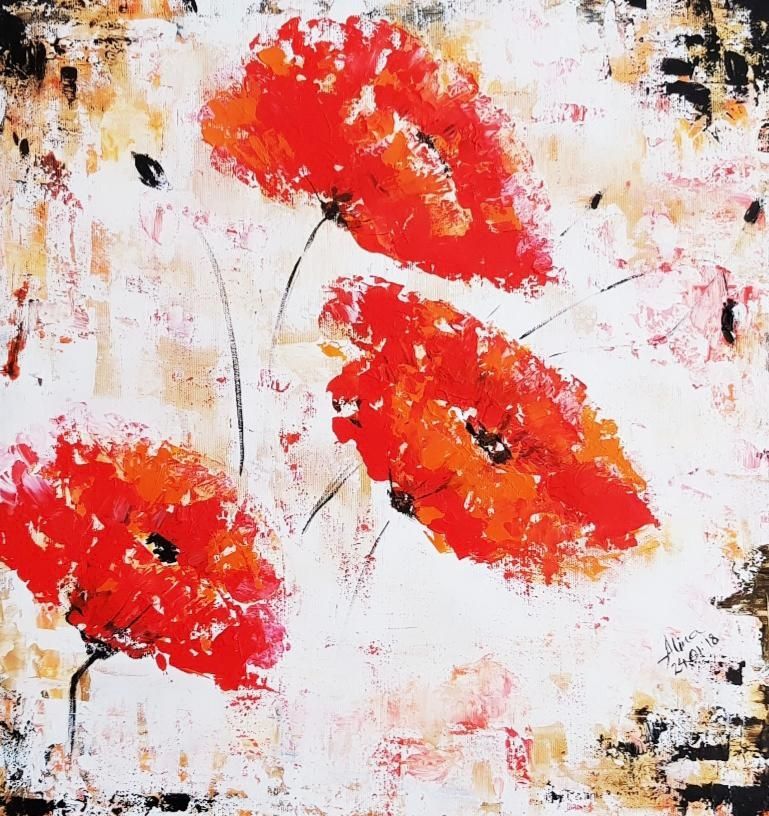 ArteDiAlina.com painting: like kisses